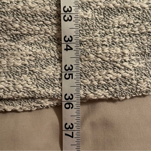 Free People FP Beach Fireside Gray White Textured Cover-up Tunic Sweater Sz M/L - Picture 9 of 12